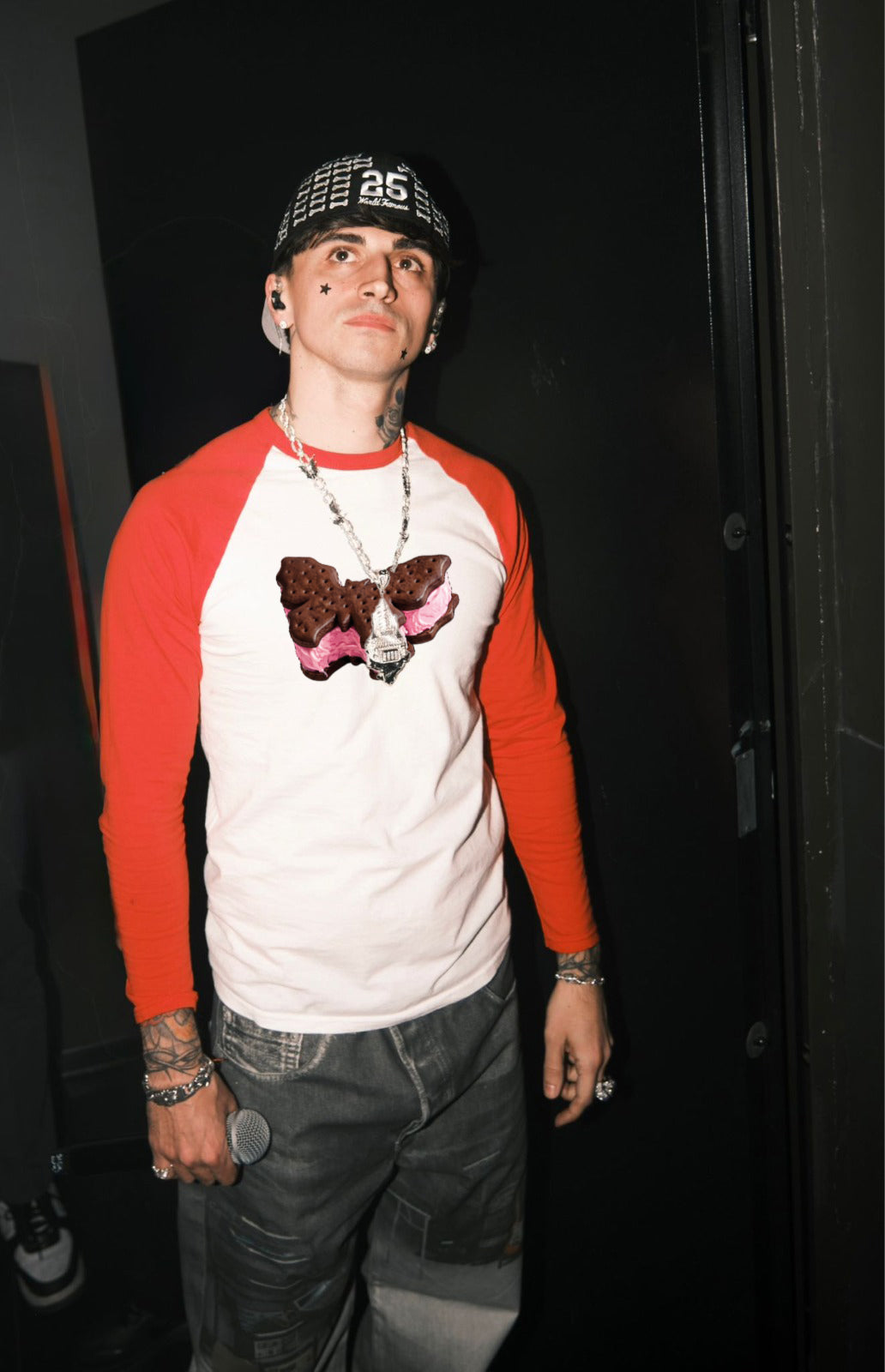 Sick Luke Longsleeve Ice Cream Tee - Red