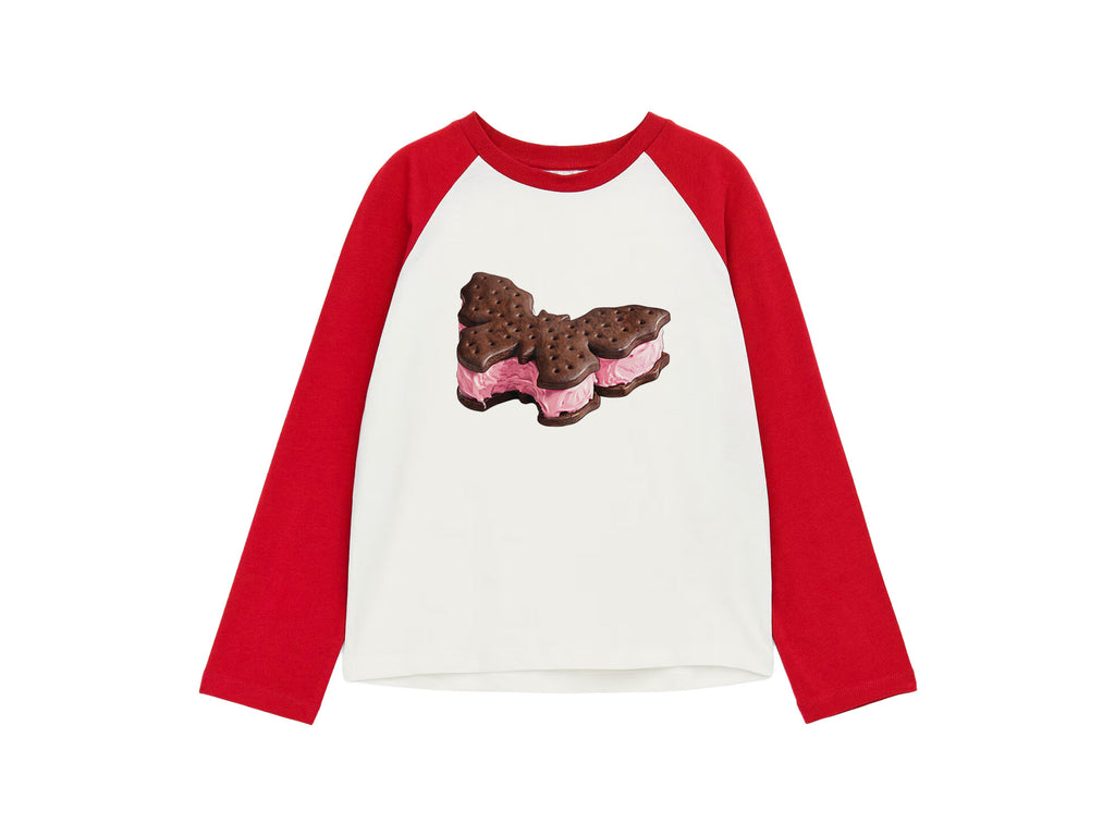 Sick Luke Longsleeve Ice Cream Tee - Red
